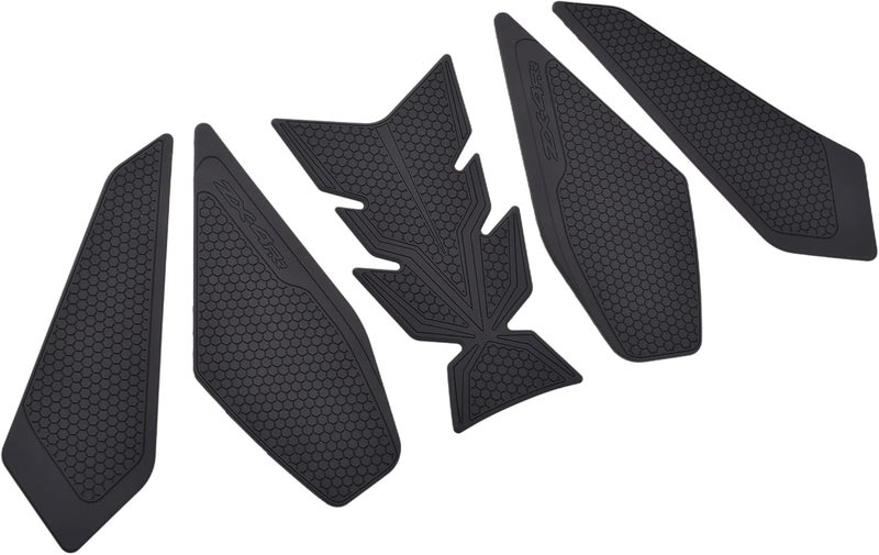 BYEMTTY Motorcycle Tank Grip Protector Pads, Anti-Slip Honeycomb Design, Compatible with Suitable forZX-25R/SE ZX-4R SE/4RR (Black) - Image 4